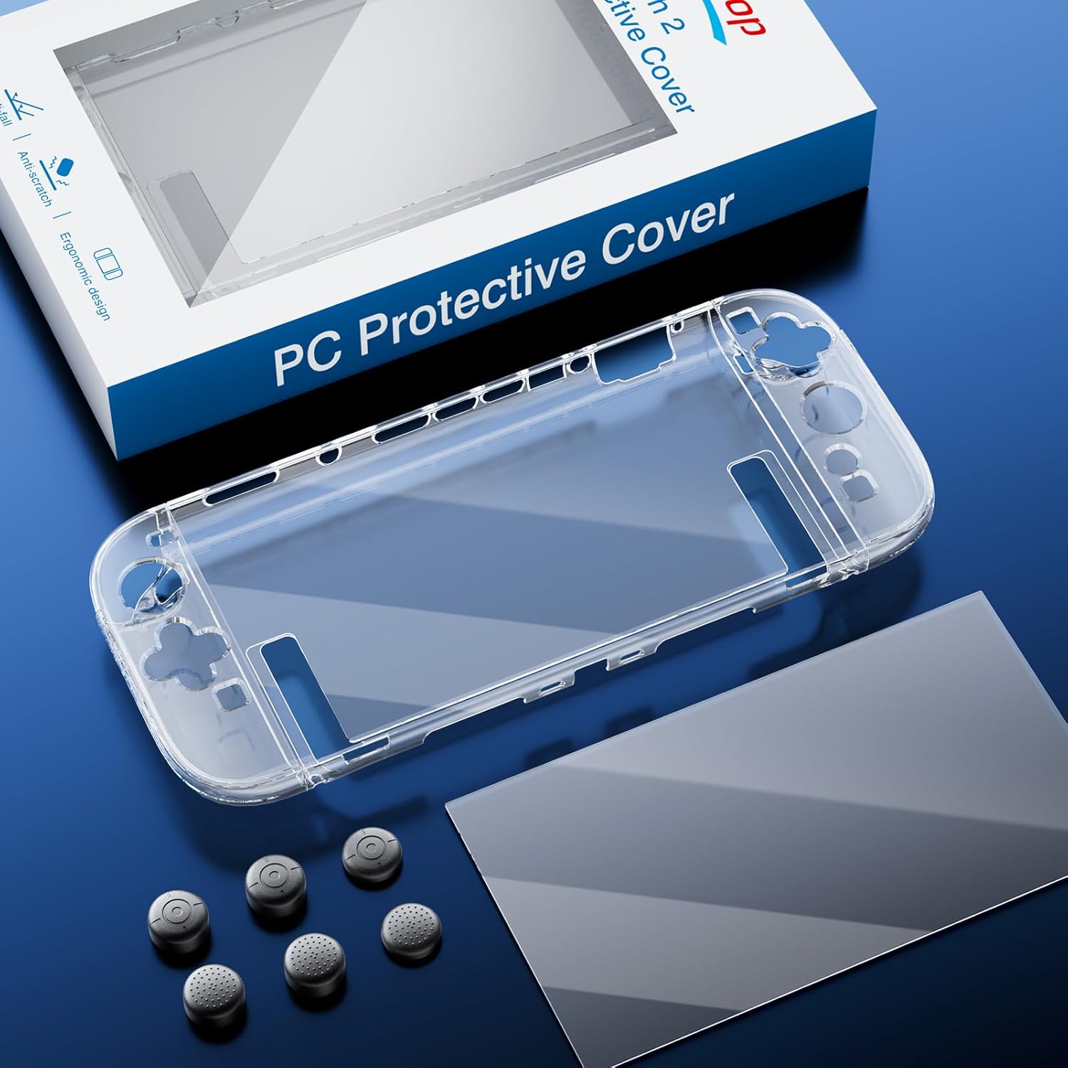 HEYSTOP Switch 2 Case for Nintendo Switch 2, TPU Switch 2 Case for Nintendo Switch 2, Nintendo Switch 2 Accessories for Nintendo Switch 2 with Hollow Design - Image 9