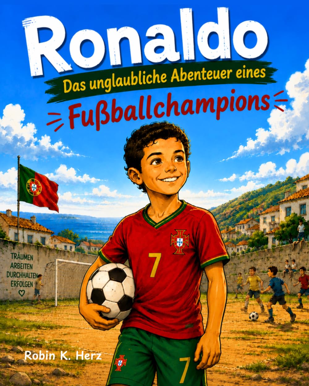 Ronaldo: Das unglaubliche Abenteuer eines Fußballchampions: Illustriertes Fußballbuch für Kinder