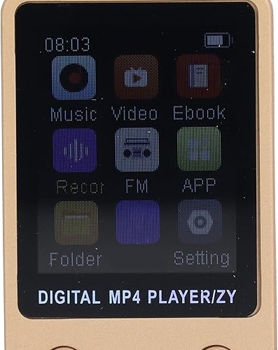Miniatura 6 de Reproductor de MP3 de 32 GB, reproductor de música portátil con Bluetooth 5.0, pantalla LCD de 1.8, con altavoz de video FM, libro electrónico FM,