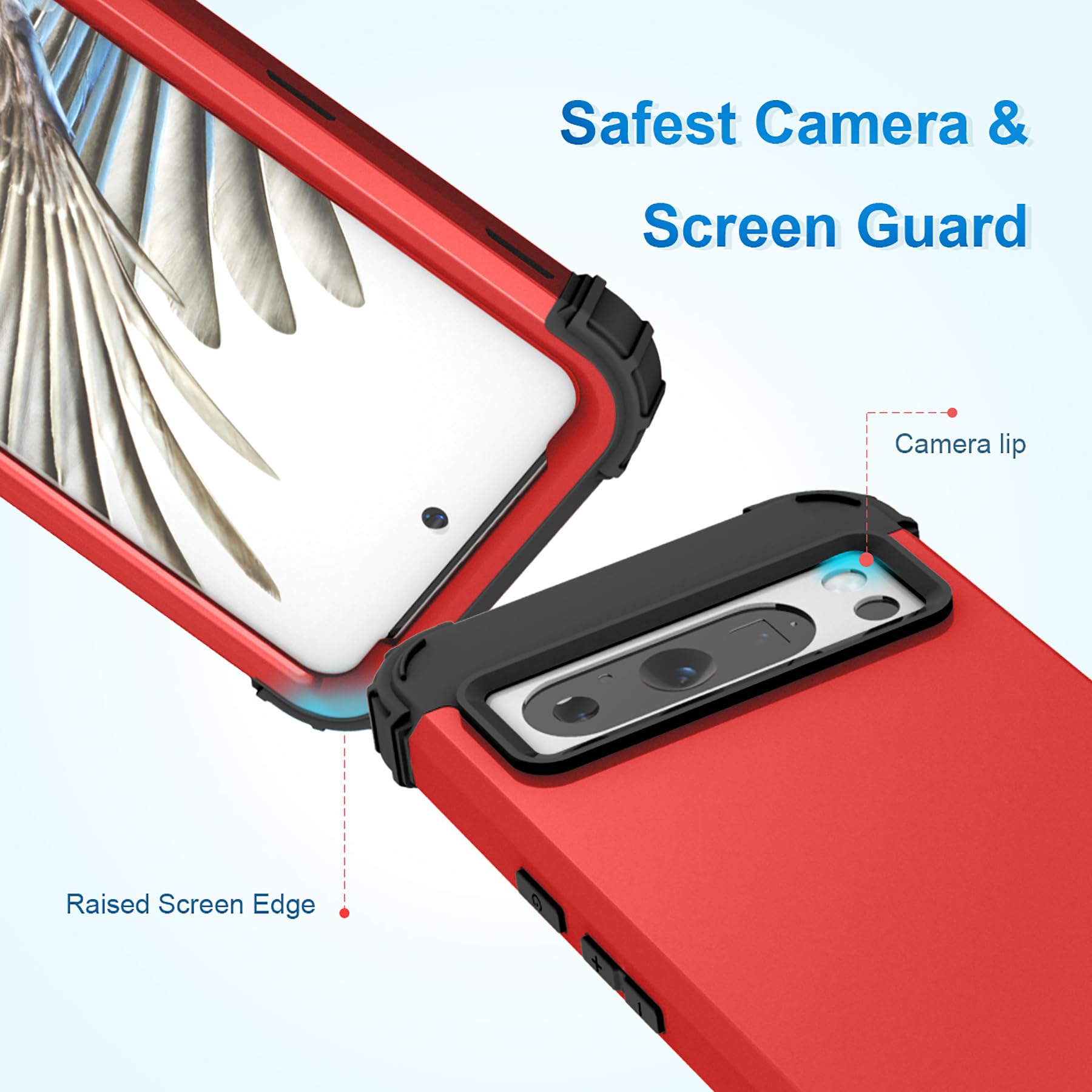 Amazon.com: XZC for Google Pixel 8 Pro Case,Shockproof Dust