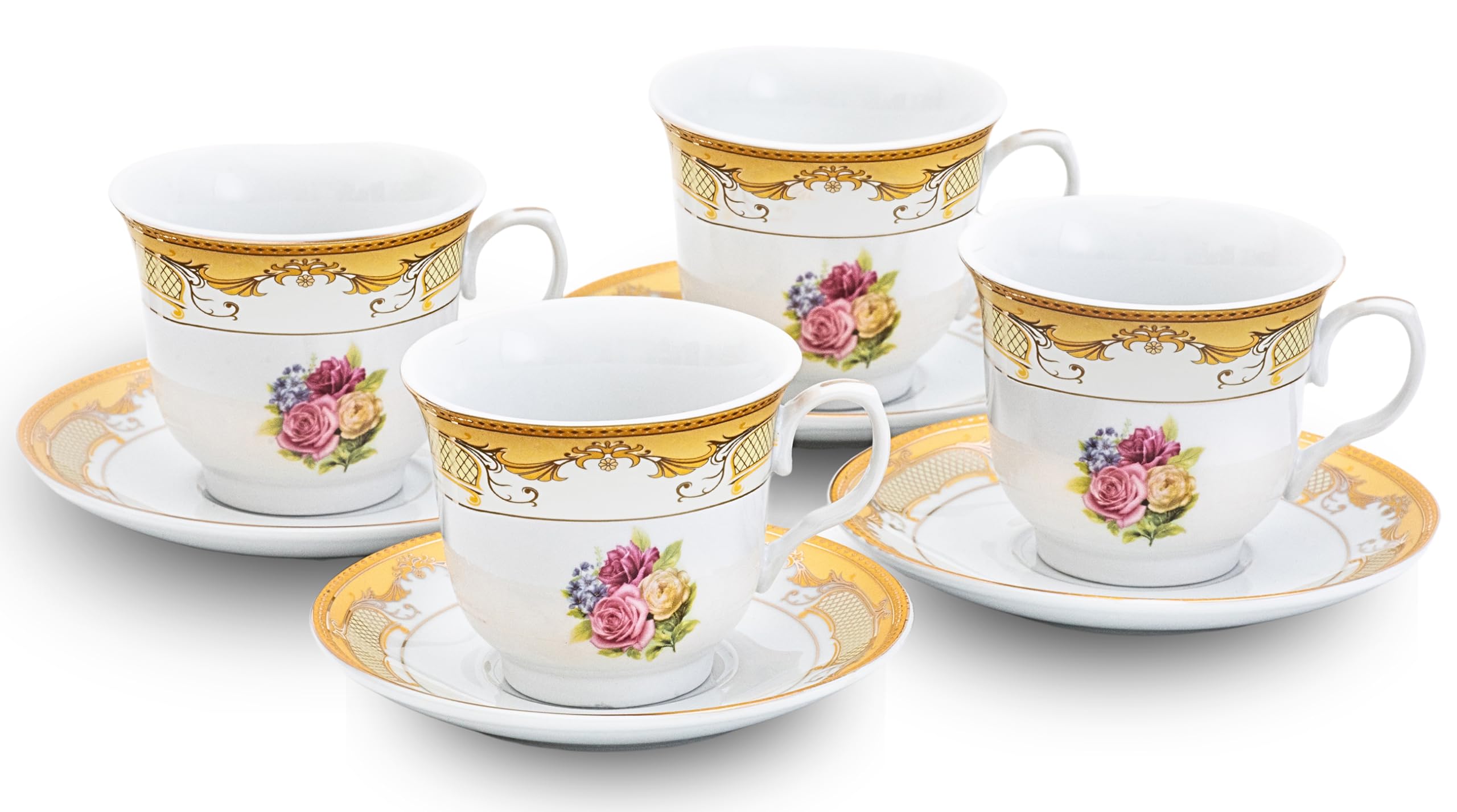 Amazon.com | Vintage Rose Porcelain Tea Set - Gorgeous 8 Piece