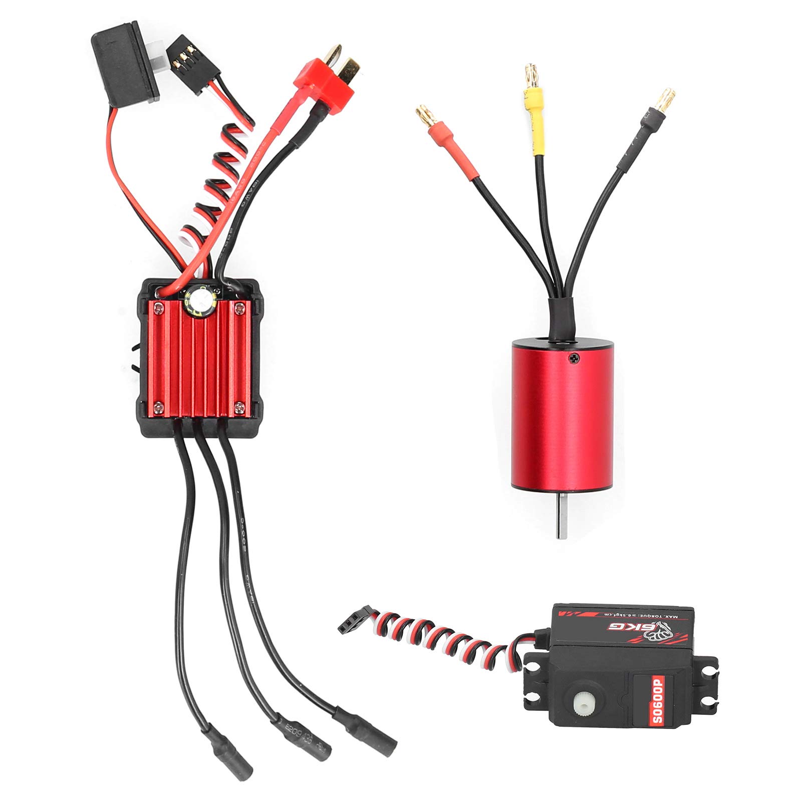 EMUKOEP Bürstenloser 3800-KV-Motor mit 35-A-Regler