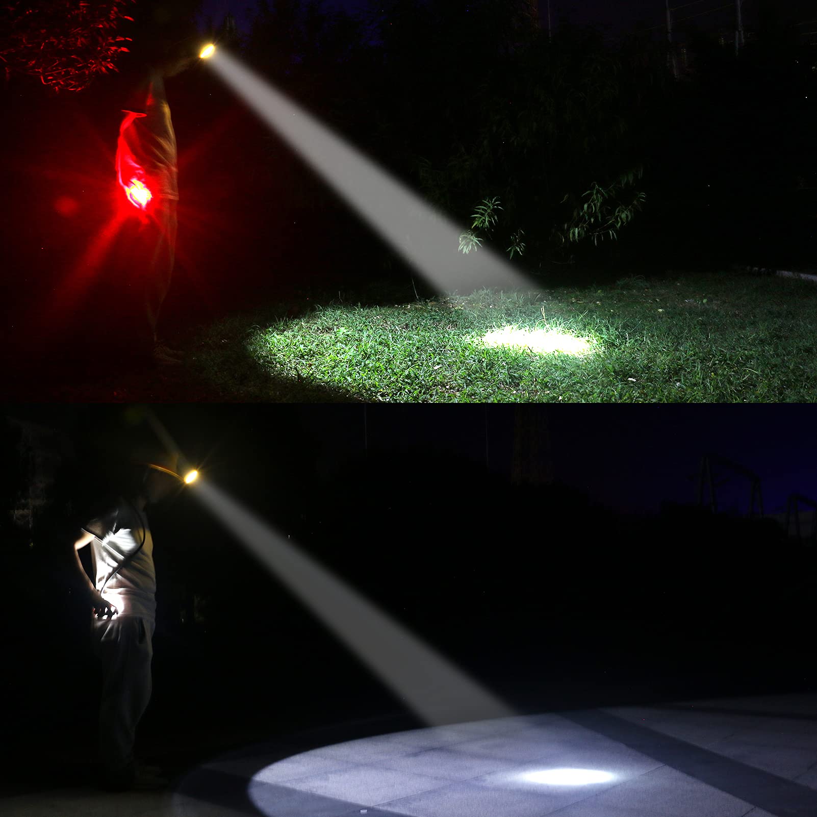 Wiederaufladbarer Bergbau-Scheinwerfer, 1 + 2 LED, superhell, Bergbau-Scheinwerfer, harter Hut, Suchscheinwerfer, wasserdicht, explosionssichere Kappe, Minenlampe