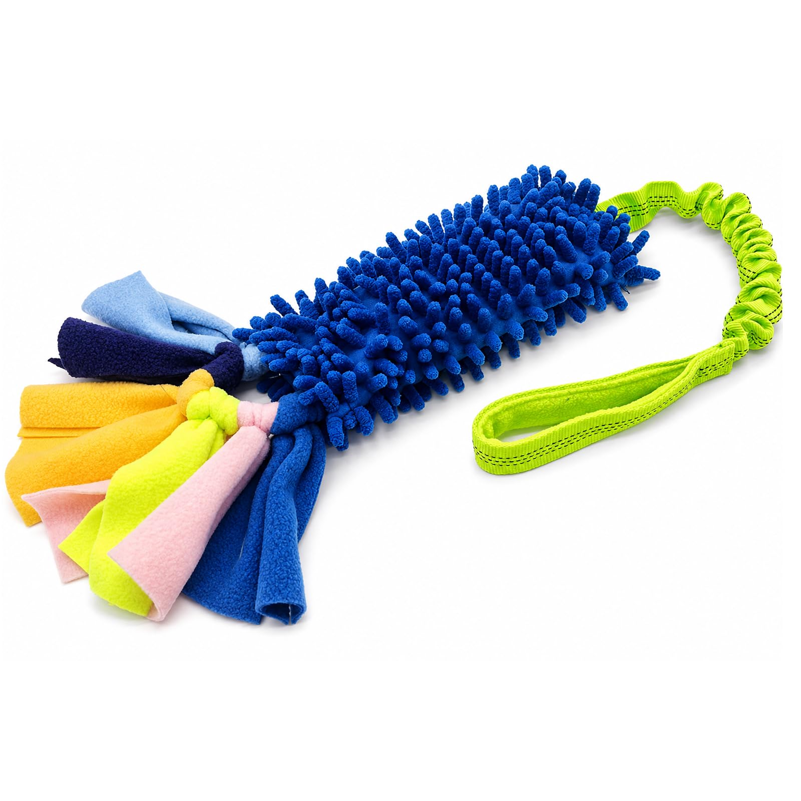 WORUIB Dog Rope Toy, Tug Toys for Dogs, Durable Polyester Plush Tug of War Rope, Interactive Dog Pull Toy, Suitable for Indoor and Outdoor Play, 65 cm Length