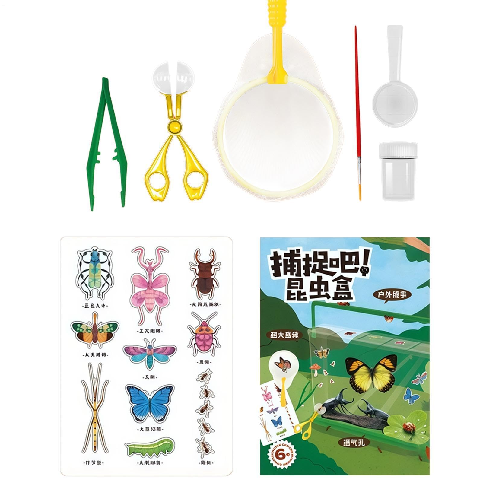 Kit de explorador exterior Con Set de Ciencia con Lupa | Kit Explorador Para Niños Con Observación Para Chicos y Chicas de Exterior, Jardín, Campamento, Caza, Senderismo, Escuela,