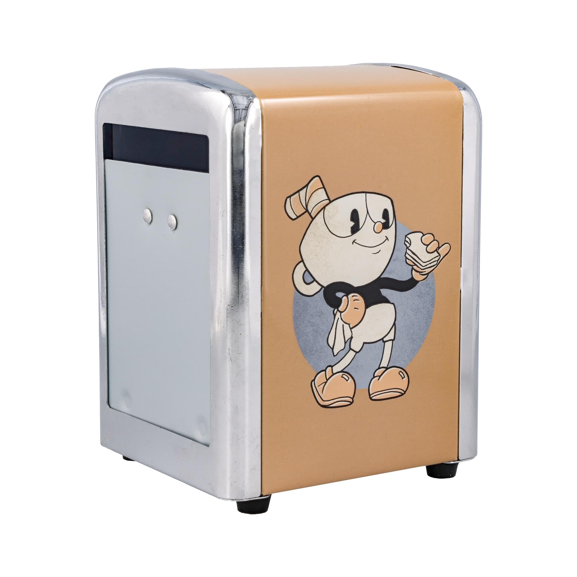 【ヴィンテージ】ストローとナフキンデスペンサー Amazon｜Cuphead レトロダイナーセット ナプキンディスペンサー