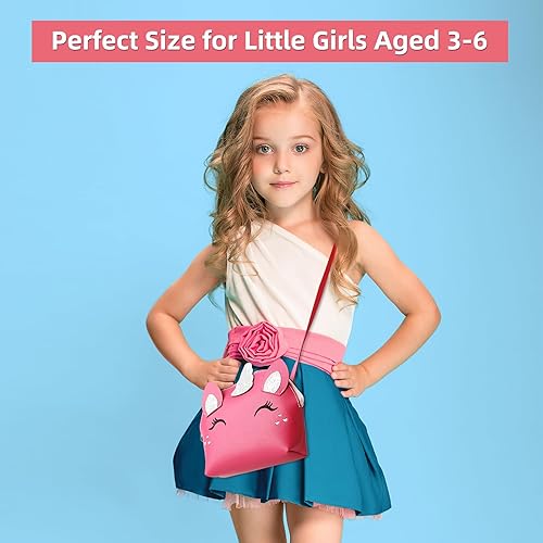 Miniatura 3 de Kit de maquillaje de simulación para niñas, juego de maquillaje para niños de 3-5, 4-6, juguete de maquillaje falso con bolso de unicornio, juguetes