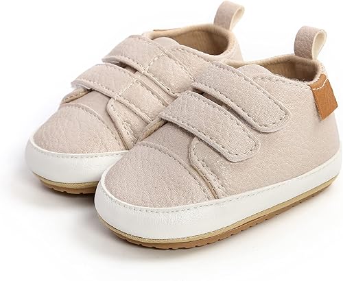 Miniatura 4 de Tenis de tobillo alto unisex para bebés, niños y niñas, suela de goma suave, zapatos de cuna para niños pequeños