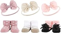 Vista 13 de Hudson Baby Conjunto de regalo de diadema y calcetines para niña