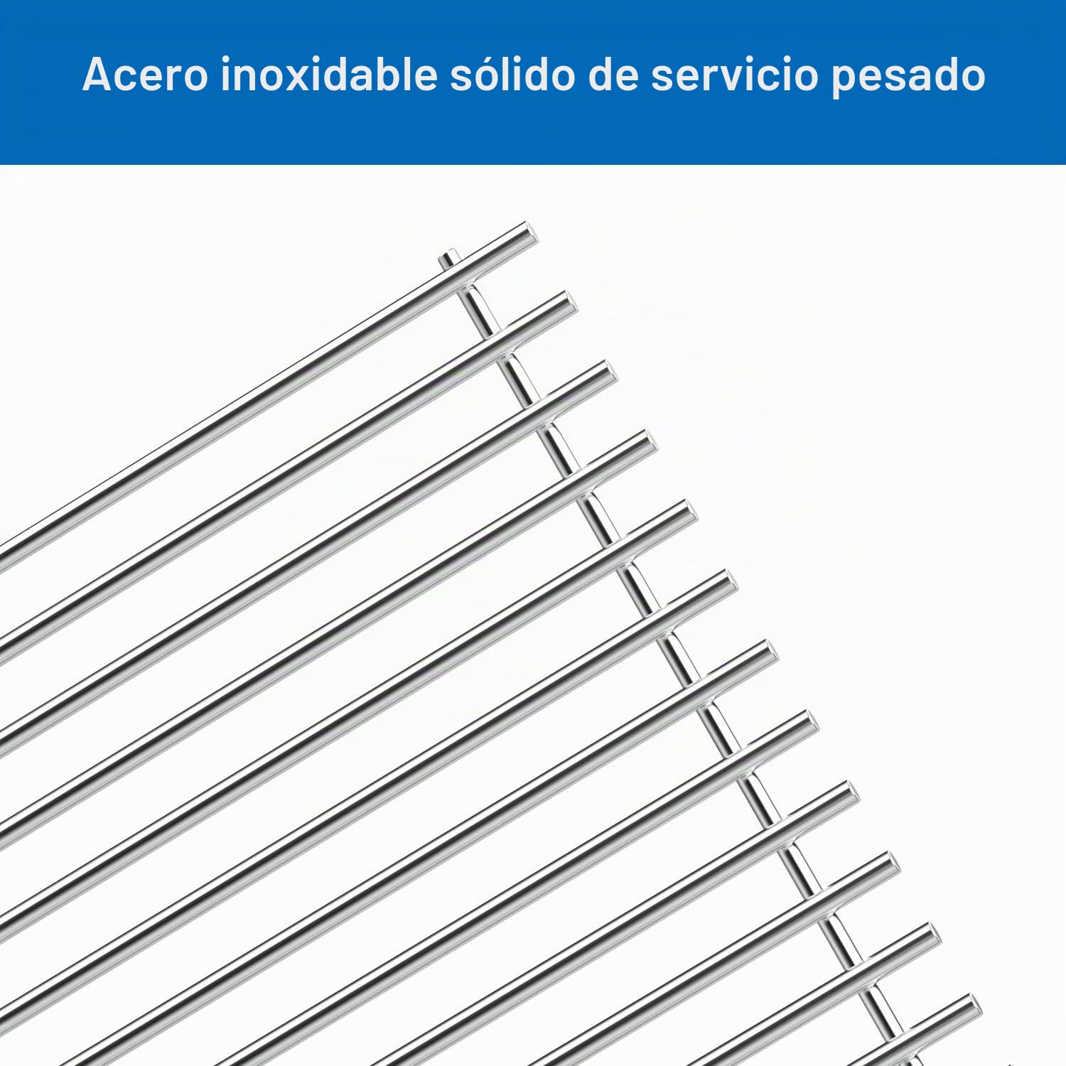 onlyfire Parrilla de Acero Inoxidable para Barbacoas de Gas Weber Genesis 300 Series, Rejilla Grill para Genesis E/S-310/320/330, EP-310/320/330 (2007-2016), Recambio para Weber 7528, 2 Piezas