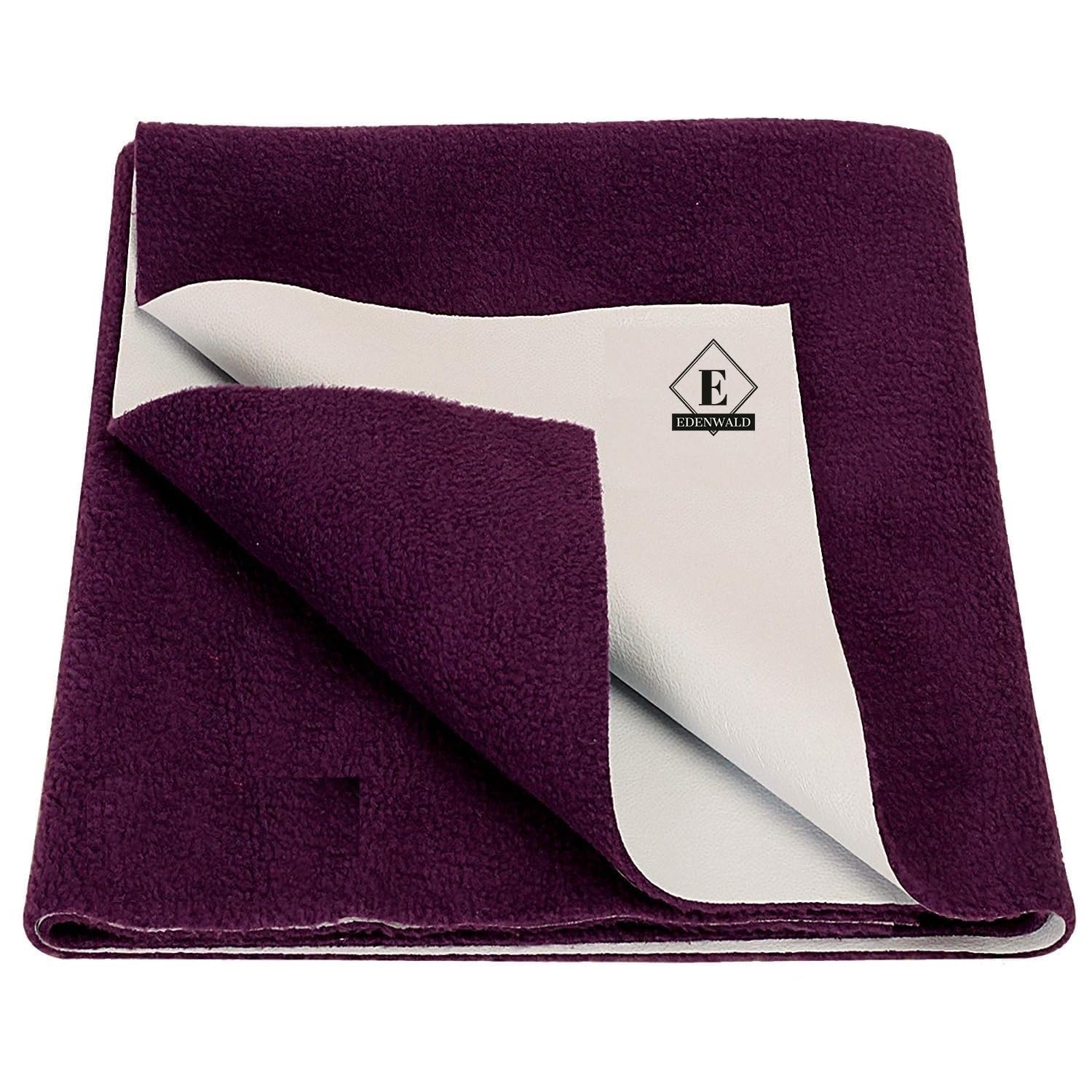 Crib Mattress Protector Dry Sheet, Waterproof Bed Protector Sheets, Reusable Rubber Sheets for Children, Adults &amp; Pet, Leak Proof Mats for Home, Outdoor &amp; Travel (X-Large 60"x79") (Plum)
