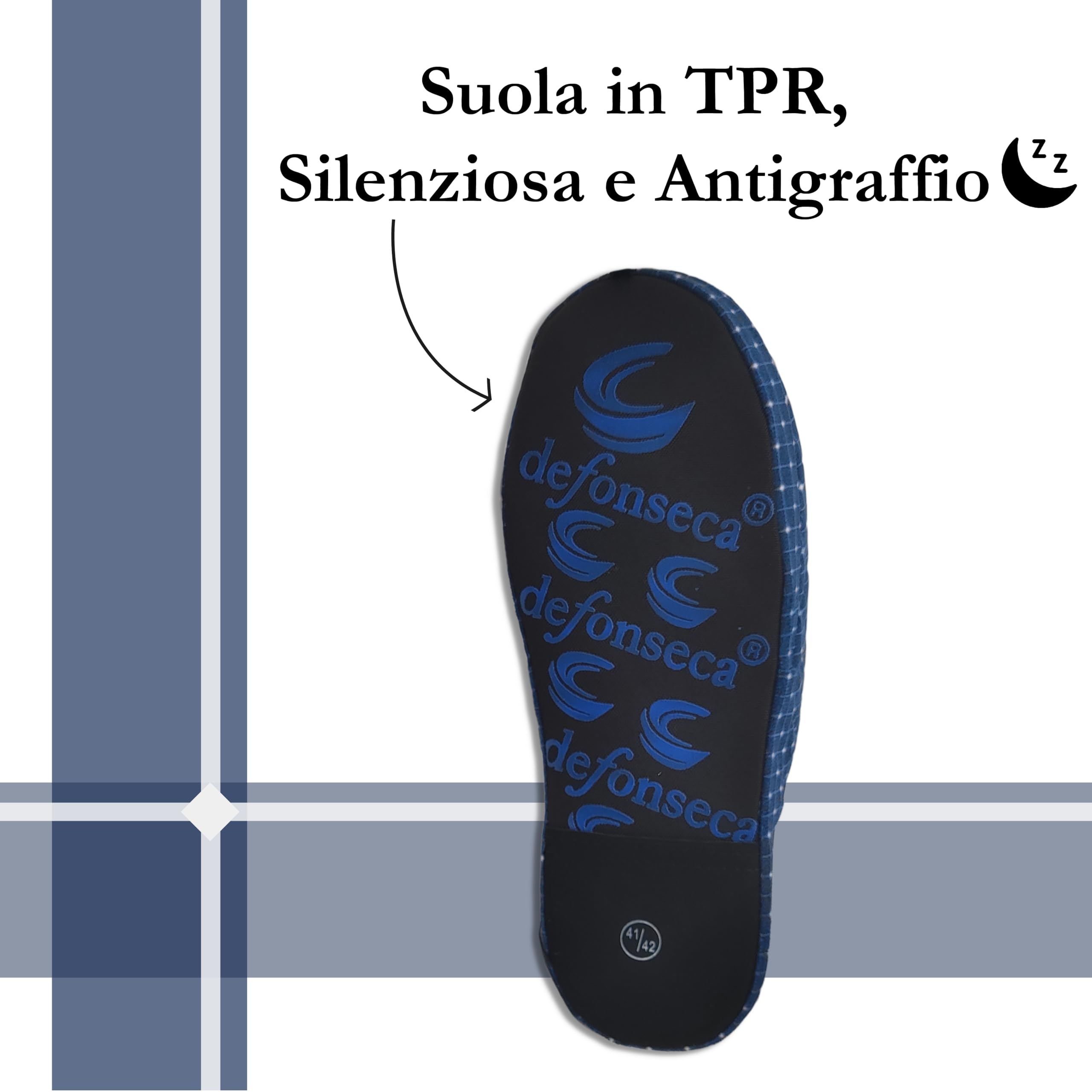 de fonseca Ciabatte Uomo alla Milanese, Pantofole Invernali Chiuse da Casa, Lavabile e per Ospiti