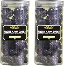 Fresh Ajwa Dates - Value Pack - 1 Kg (500 g - Pack of 2)