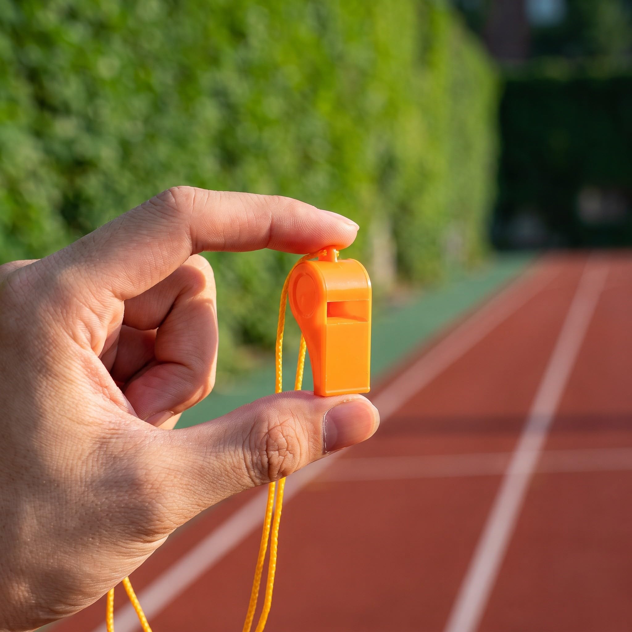 Lurrose 36 fischietti Sportivi in ​​plastica con Cordino, Fischietto di | Fischietto per allenamento, arbitro di pallacanestro, accessori per il soccorso in escursionismo, attrezzatura di