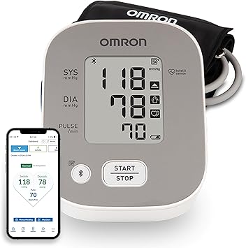 OMRON Bronze Blood Pressure Monitor for Home Use & Upper Arm Blood Pressure Cuff - #1 Doctor & Pharmacist Recommended Brand - Clinically Validated - Connect App OMRON Bronze Blood Pressure Monitor for Home Use & Upper Arm Blood Pressure Cuff - #1 Doctor & Pharmacist Recommended Brand - Clinically Validated - Connect App