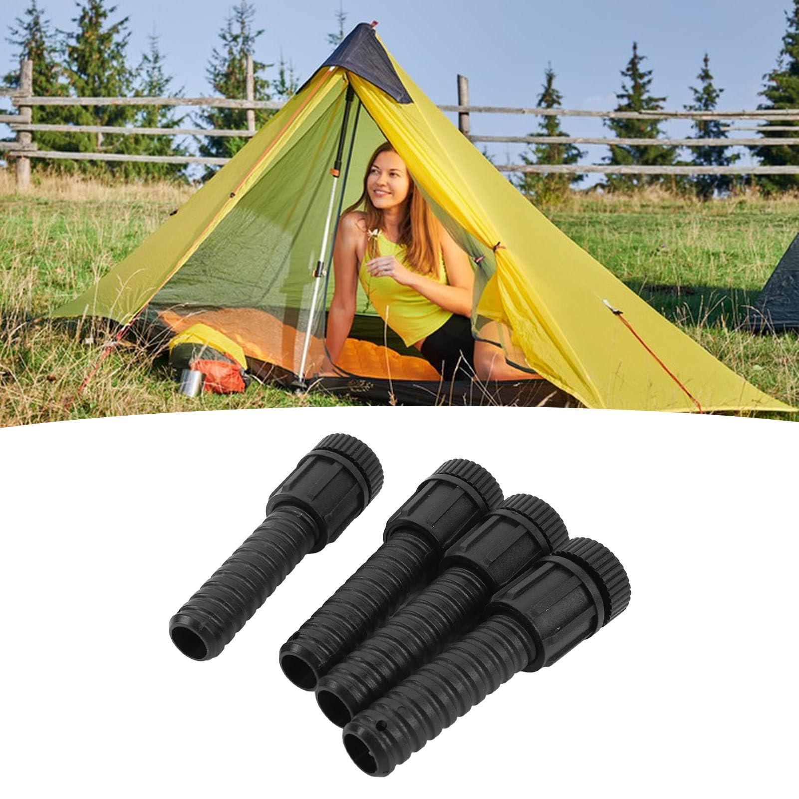 Pieds Réglables Camp Chef 1,25" - Pour Poêle/grill Extérieur - Niveleurs Noirs