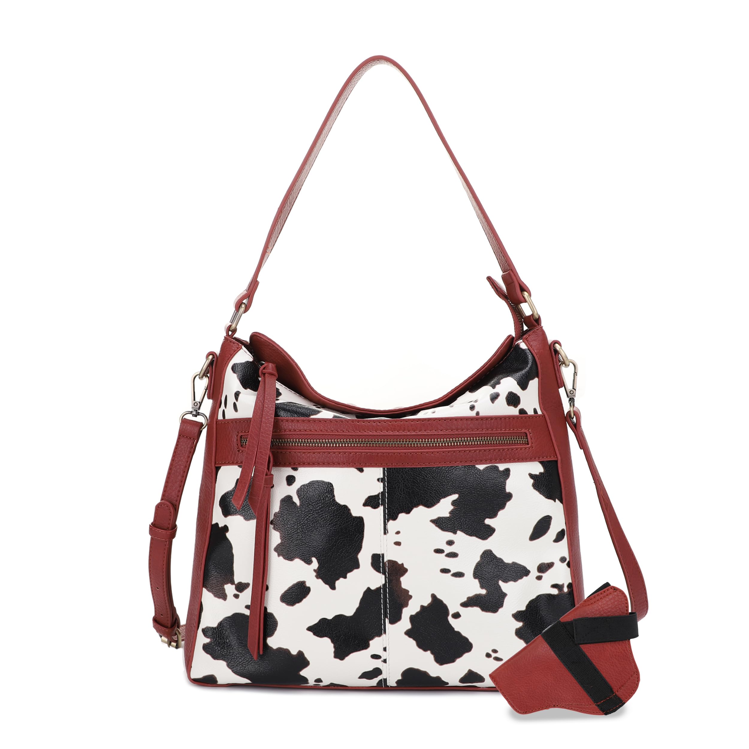 JESSIE &amp; JAMES | Dakota Top Handle Concealed Carry Hobo Purse with Adustable Shoulder Strap