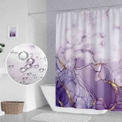 Miniatura 110 de Cortina de ducha de baño con temática de dinosaurio, cortina de ducha de hojas tropicales de dinosaurio verde con ganchos, cortina de ducha de tela