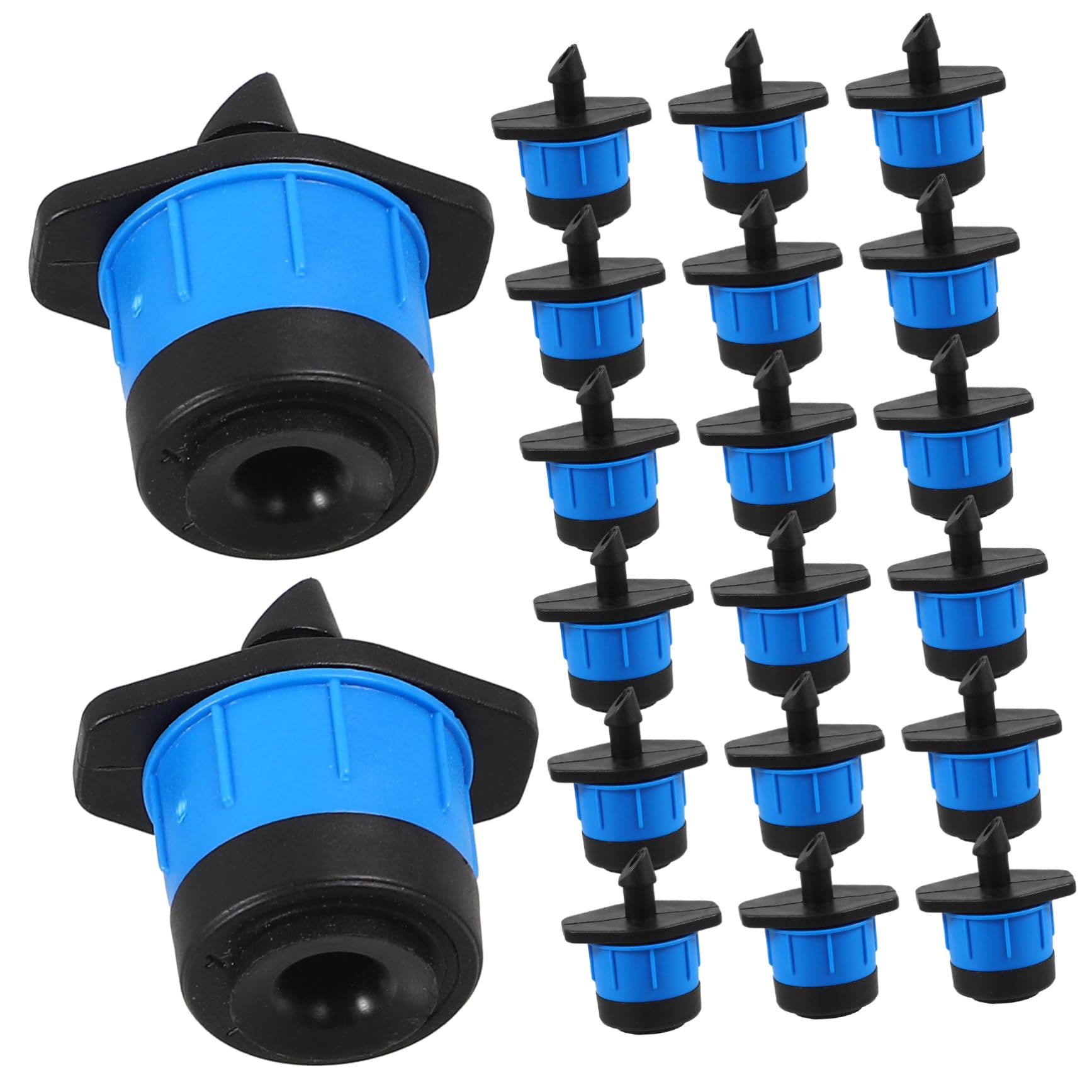 Yardwe20pcs Micro-spray Drip Irrigation Sprinkler Head Drop by Drop Drip Irrigation Sprayer Water Drop Irrigation Parts Drip Irrigation Fittings Atomizing Nozzles Garden Plastic