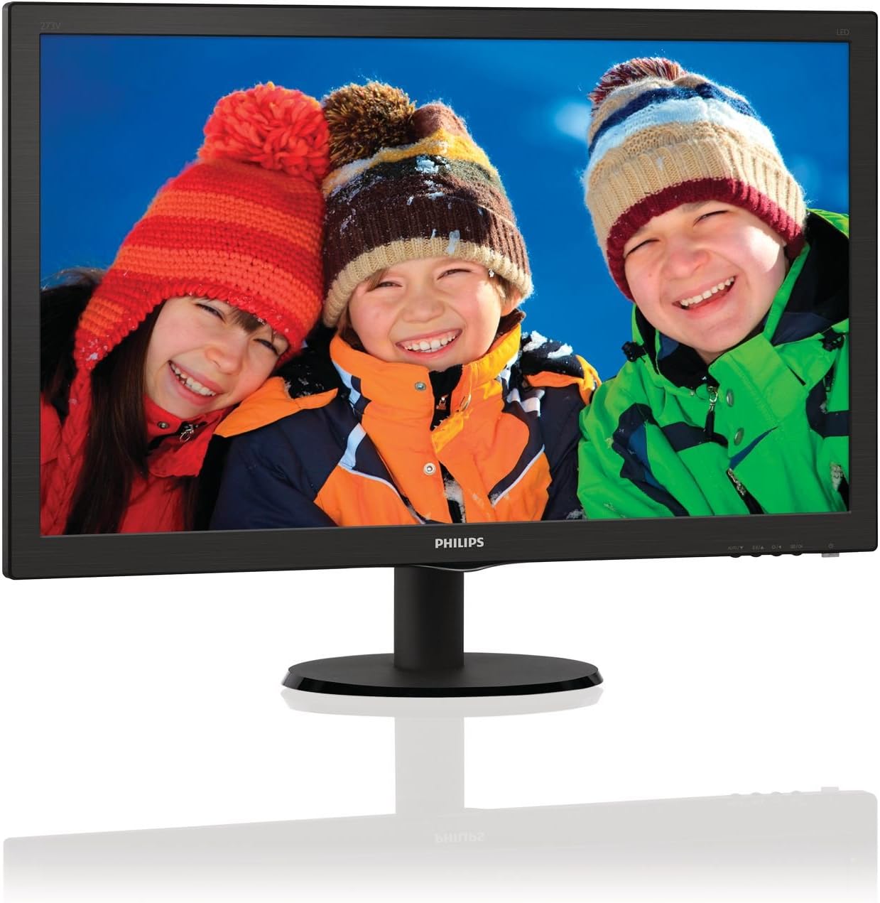 Philips 273V5LHSB/00 27" Widescreen TN W-LED Black Monitor (1920x1080/1ms/VGA/HDMI)