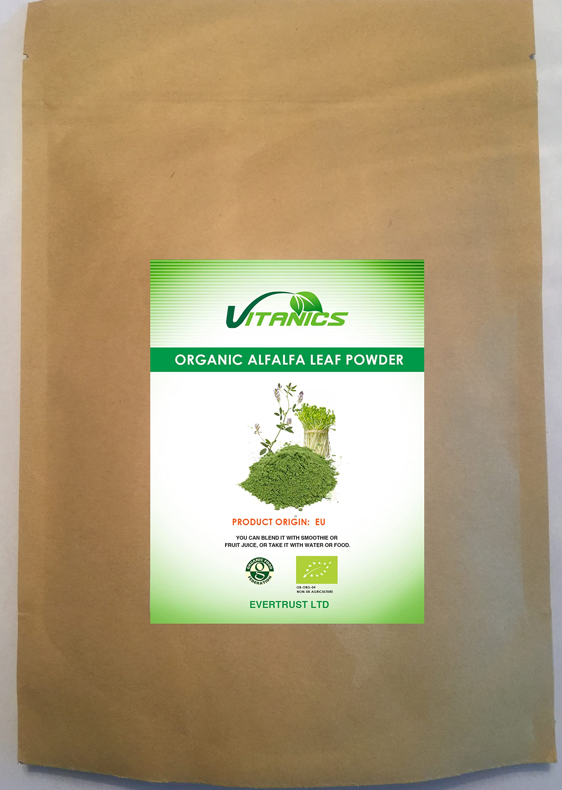 Alfalfa en Polvo Organico UE (200g)