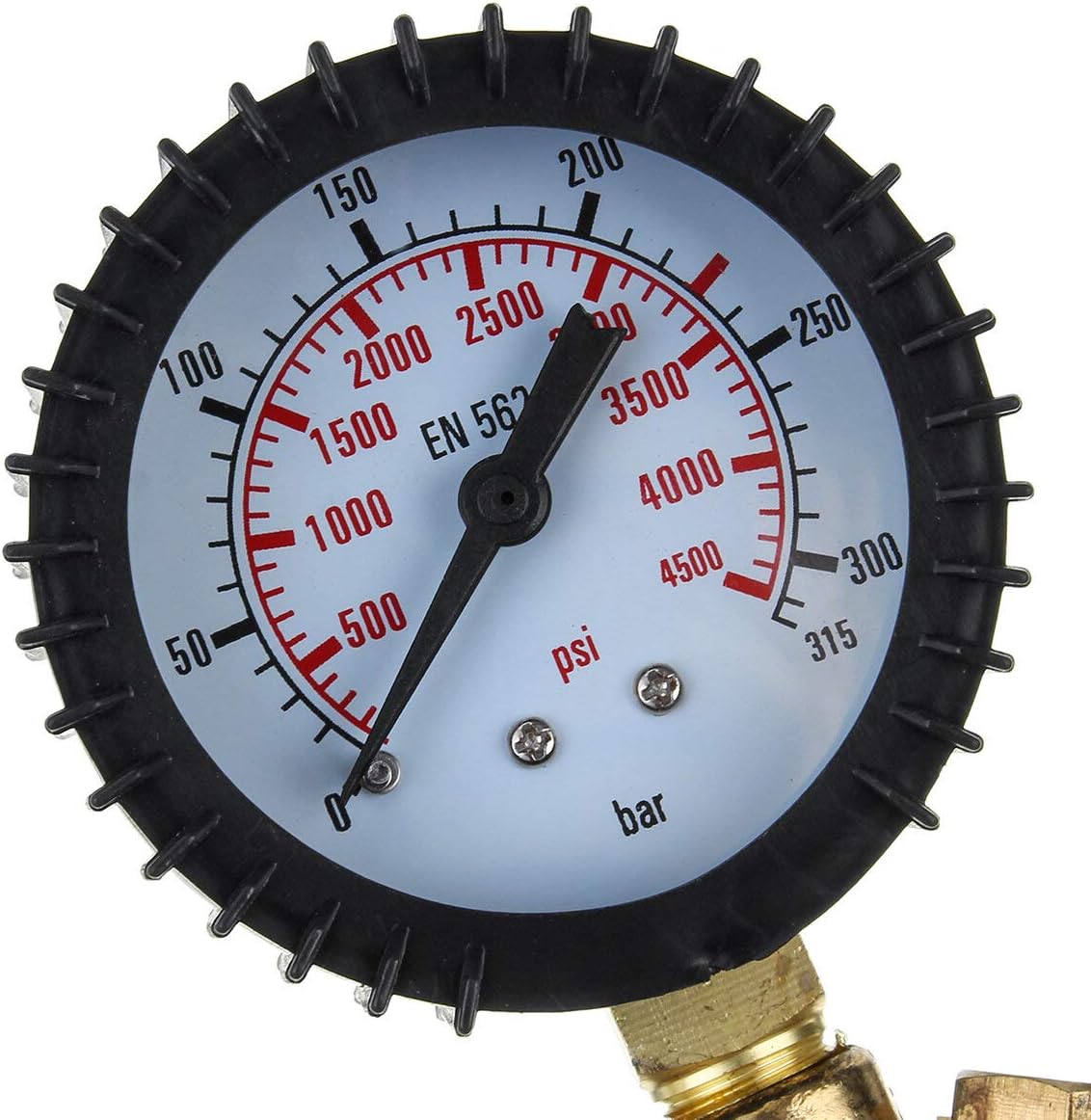 CO2 Argon Gauge Pressure 2 Gauge Regulator 200 BAR Reducer for Welding Bottle MIG Welder