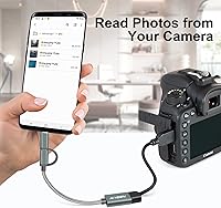 Vista 7 de Adaptador USB C/Micro a USB 2 en 1, USB C a USB 3.0, cable adaptador USB a Android OTG compatible con MacBook Pro, Android, Google, Samsung y más