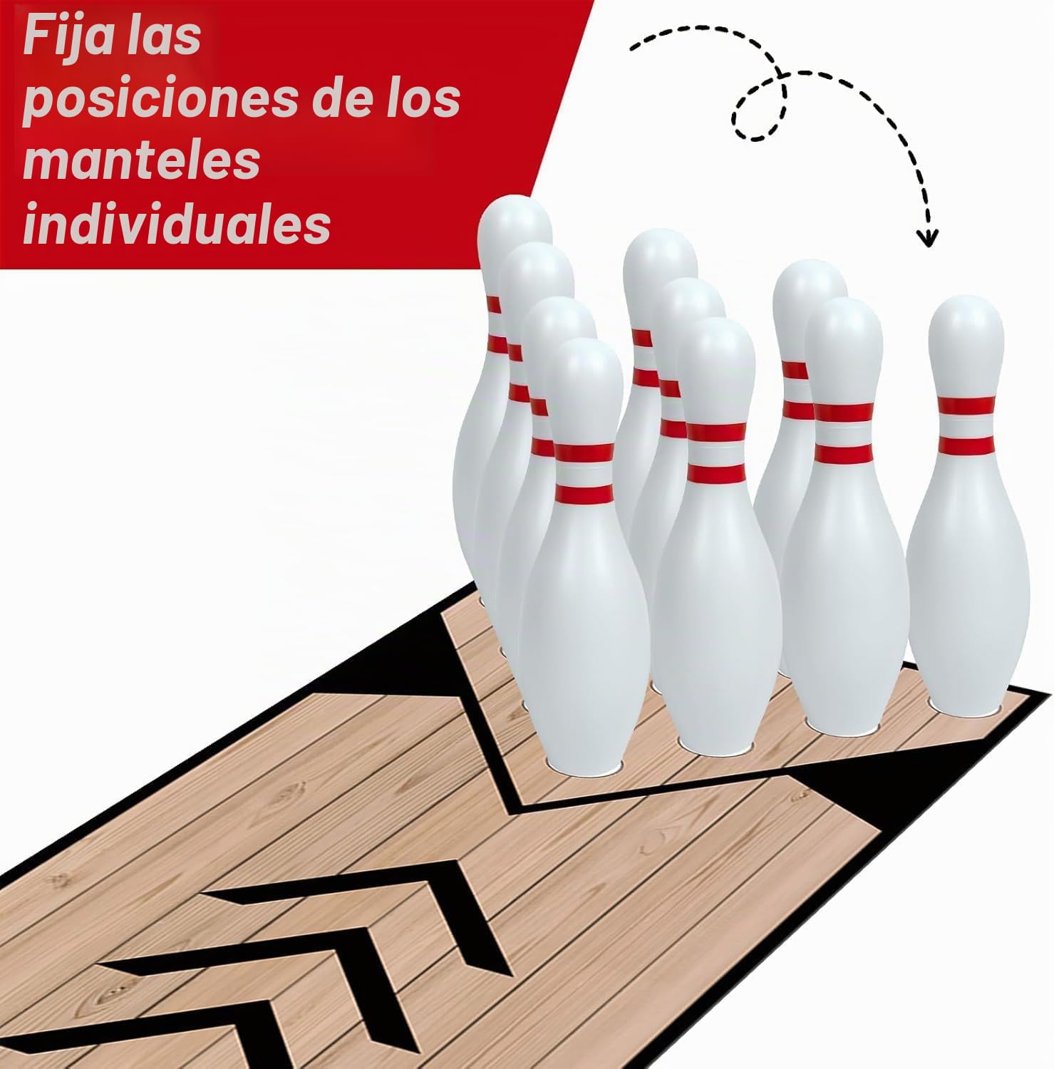 Mini juego de bolos, juego de bolos para interiores y exteriores, juego de bolos con carril, pines de bolos y juego de bolas, juego completo de bolera para familiares y amigos