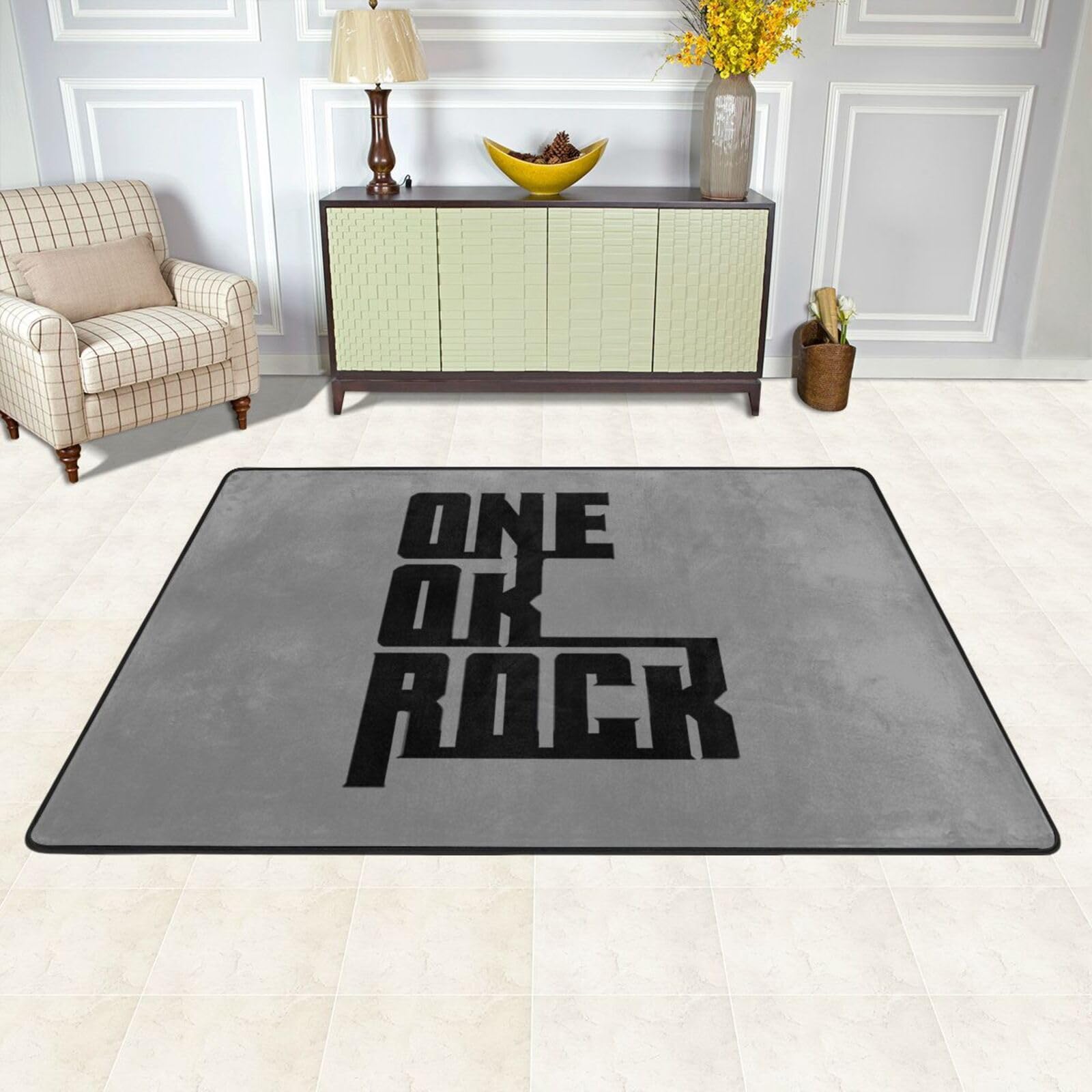 ONE OK ROCK ラグマット Mサイズ Amazon｜カーペット ワンオクロック ONE OK ROCK ラグマット