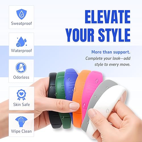 Miniatura 5 de COOLSET Rodillera de rótula Paquete de 2 correas de soporte para tendón rotuliano para aliviar el dolor de rodilla Rodillera antideslizante