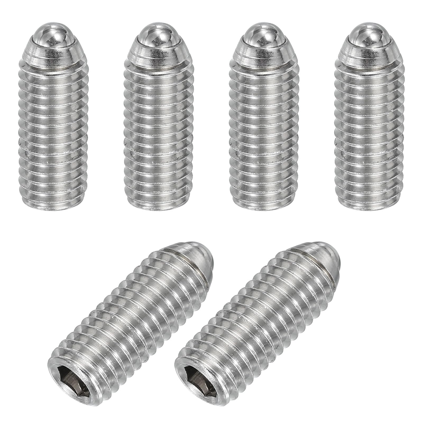 PATIKIL M10x25mm Ball Point Set Screws