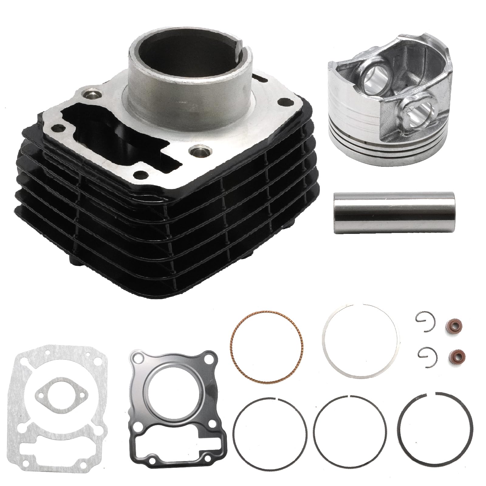 Juego de anillos de pistón de cilindro de 125 cc y 52,4 mm, repuesto para Honda CB125F GLR125 2014-2020