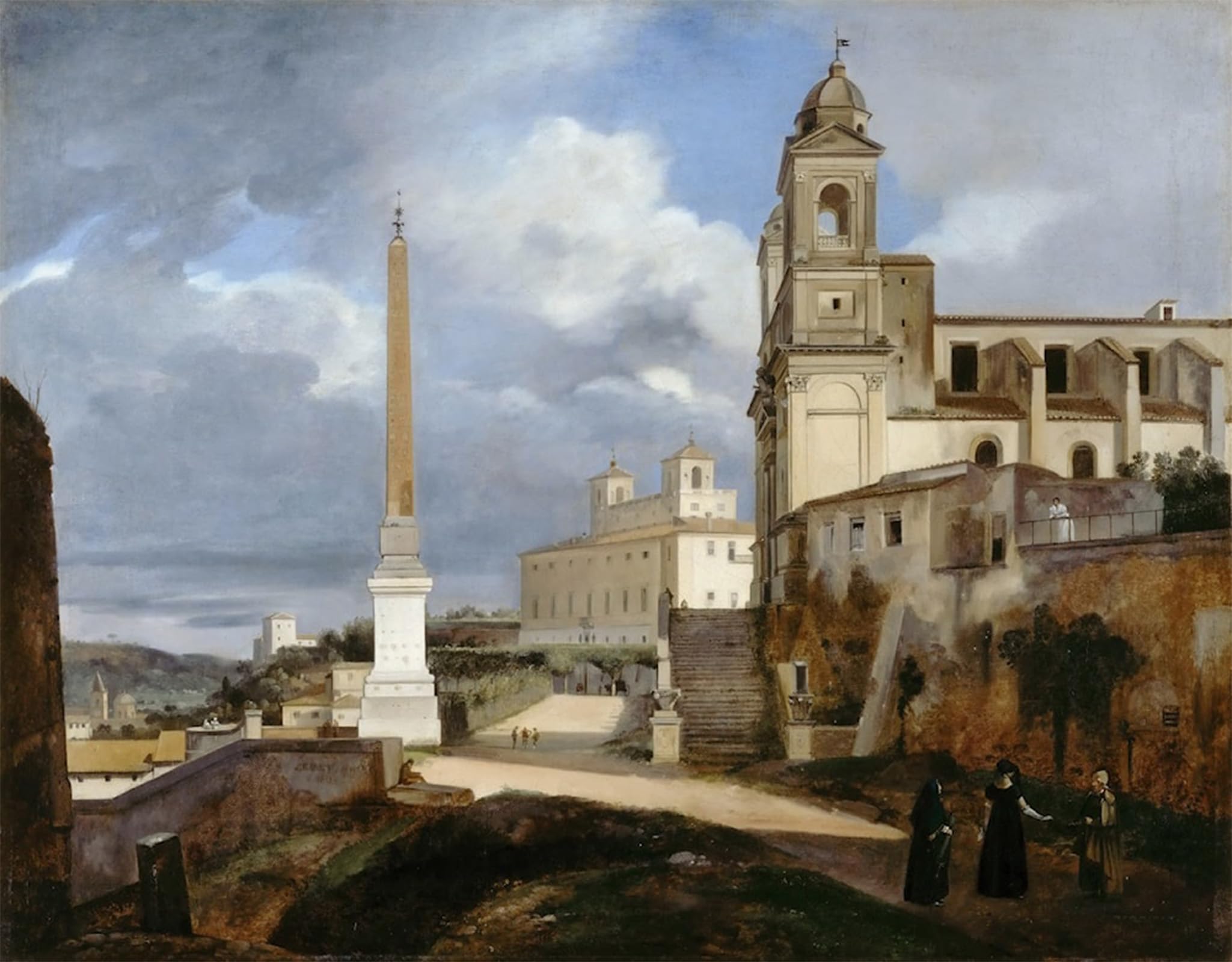 Tableaux Graffiti Art Mural S. Trinità Dei Monti poster moderne Granet 60x90cm - 5