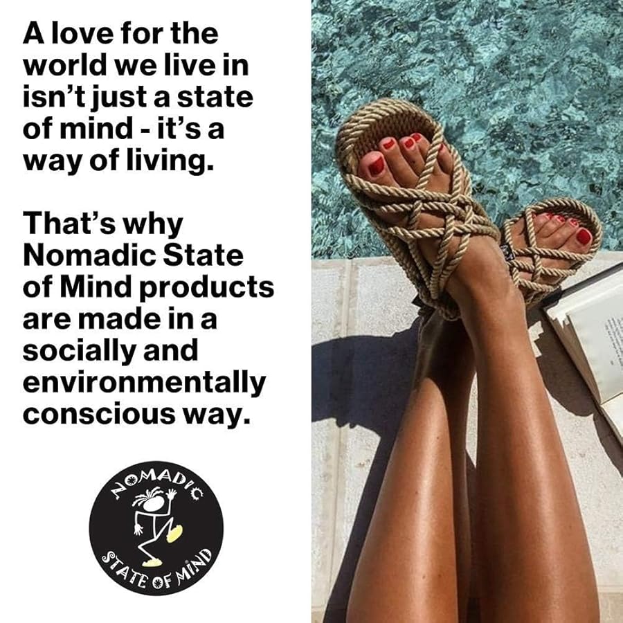 サンダル NOMADIC STATE OF MIND SLID X (45381) Amazon.com | Nomadic State of Mind Rope Sandals, Double