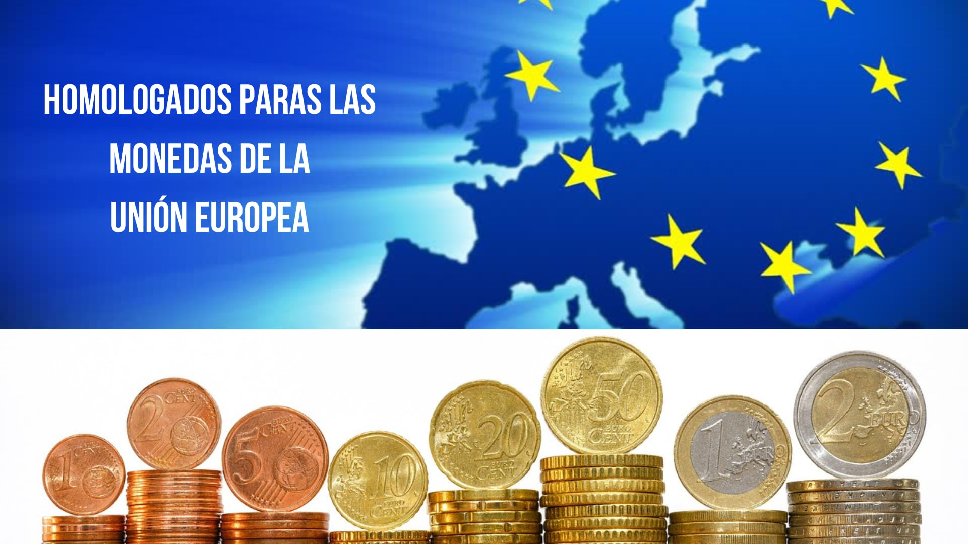 Blisters Monedas. Pack 160 Blister. 20 Blister para cada Monedas de Euro y Céntimos, Guarda facilmente tús Monedas con las Fundas para Monedas. Pack MIX (Pack 20 Blister cada Moneda)
