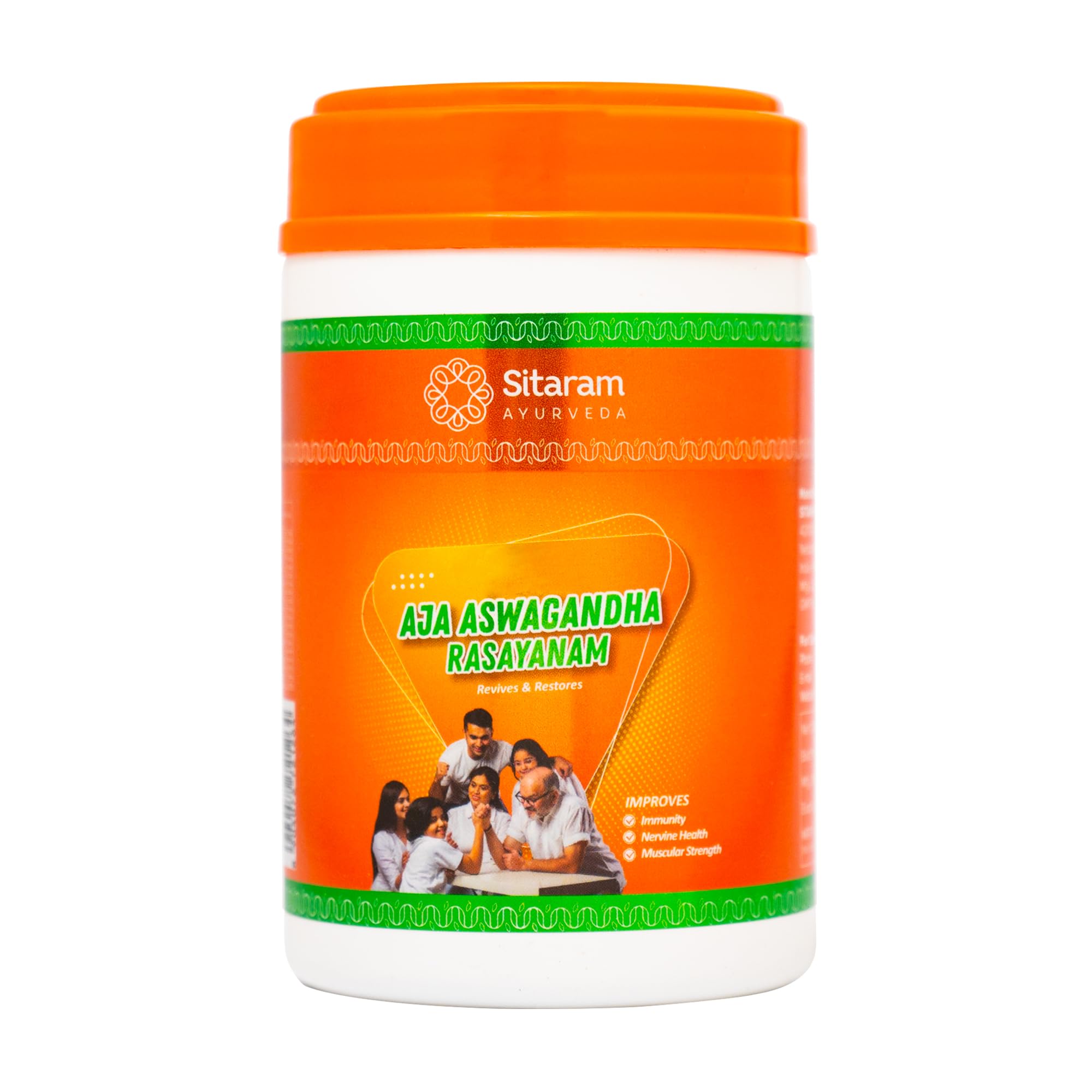 Sitaram Ayurveda Aja Ashwagandha Rasayanam (450 Gm) | Herbal Jam That Promotes Body Mass And Strength | Improves Immunity, Vitality And Vigour | Aja Ashwagandha Lehyam (B09VSTZWWF) Amazon Price History, Amazon Price Tracker