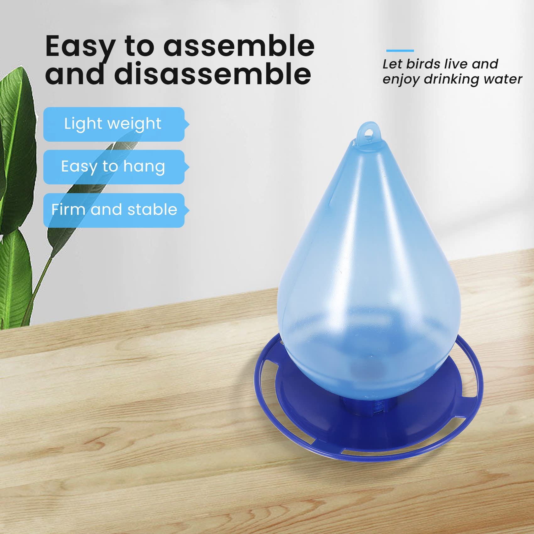 Abreuvoir automatique goutte d'eau goutte d'eau simple à suspendre avec crochet
