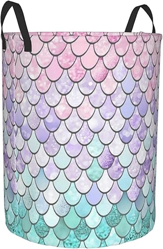 Miniatura 10 de Cesta de lavandería étnica bohemia nativa americana, color marrón, azteca, impermeable, plegable, con asa duradera, cesta de almacenamiento