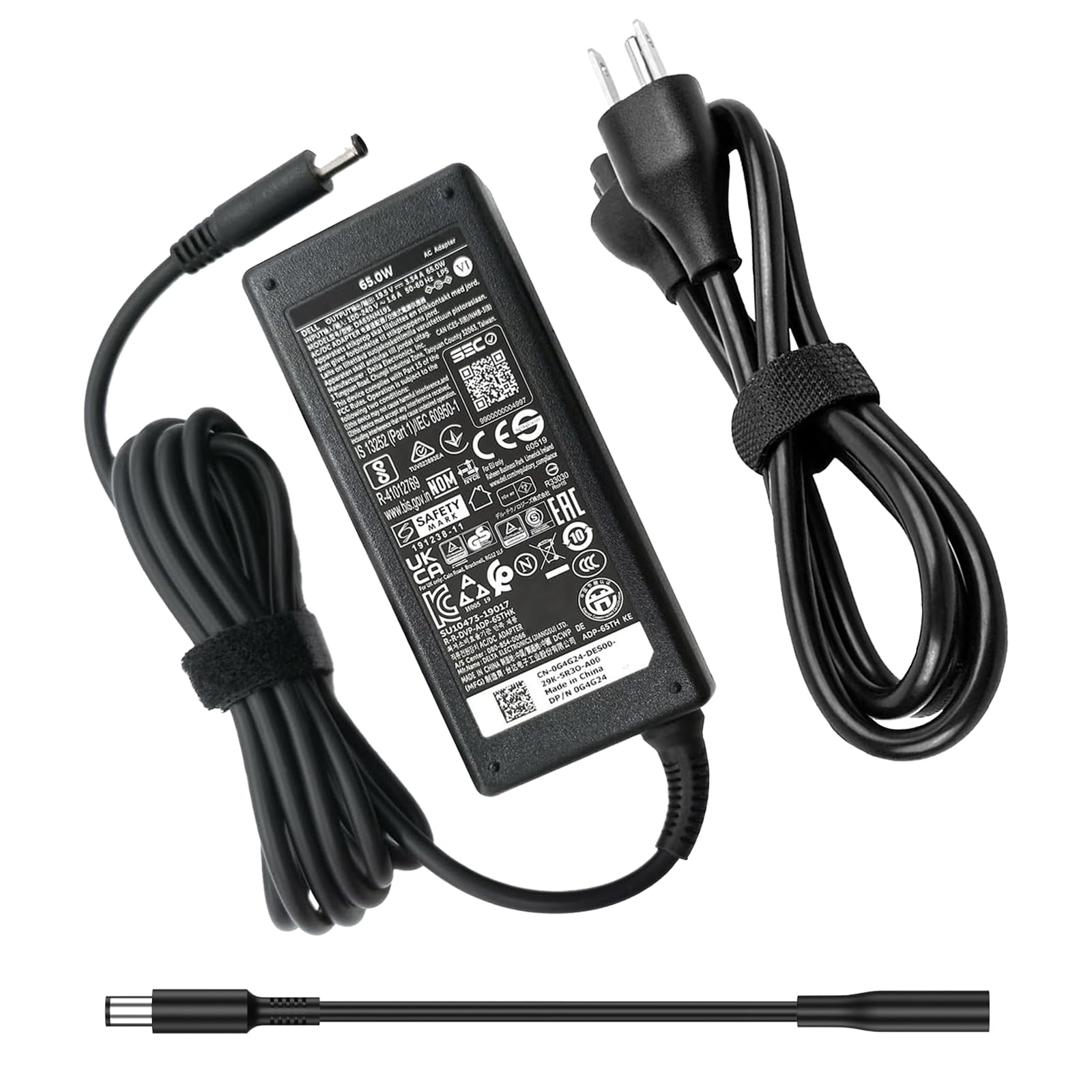 DellInspiron13-5378i58GBSSD256GB動作品充電器付 Amazon.com: New 65W Watt 4.5mm Tip Laptop Charger Fit for Dell