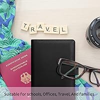 Vista 6 de SKYDUE Carpeta de presupuesto, carpeta de ahorro de dinero con sobres de cremallera, sobres de efectivo y hojas de presupuesto de gastos