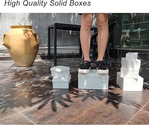 Miniatura 5 de CrocSee Caja de conexiones IP65 de plástico ABS, a prueba de polvo, impermeable, caja de conexiones universal duradera para proyectos eléctricos con