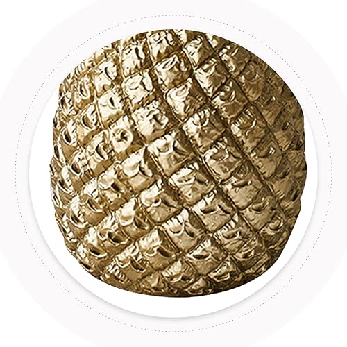 Miniatura 3 de Cabilock Estatua de resina dorada de piña, decoración de escritorio, sala de estar, gabinete de TV, decoración de mesa, adorno de frutas