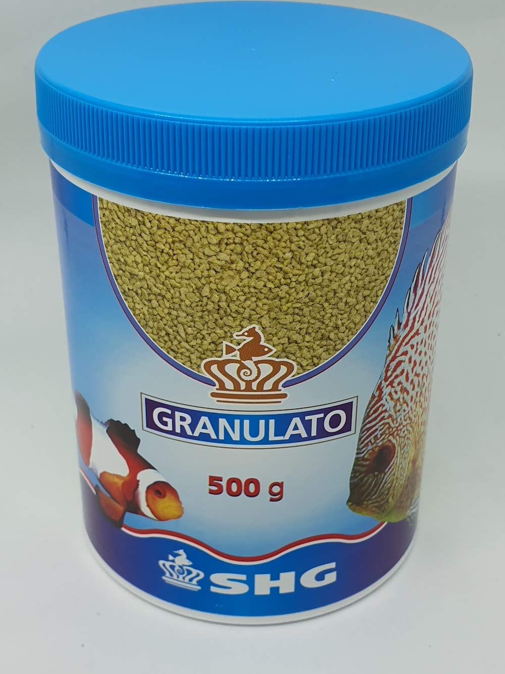 SHG Granulado 500 gr Comida Peces, Alimento en Gránulos para Peces de Agua Dulce y Marina Acuario