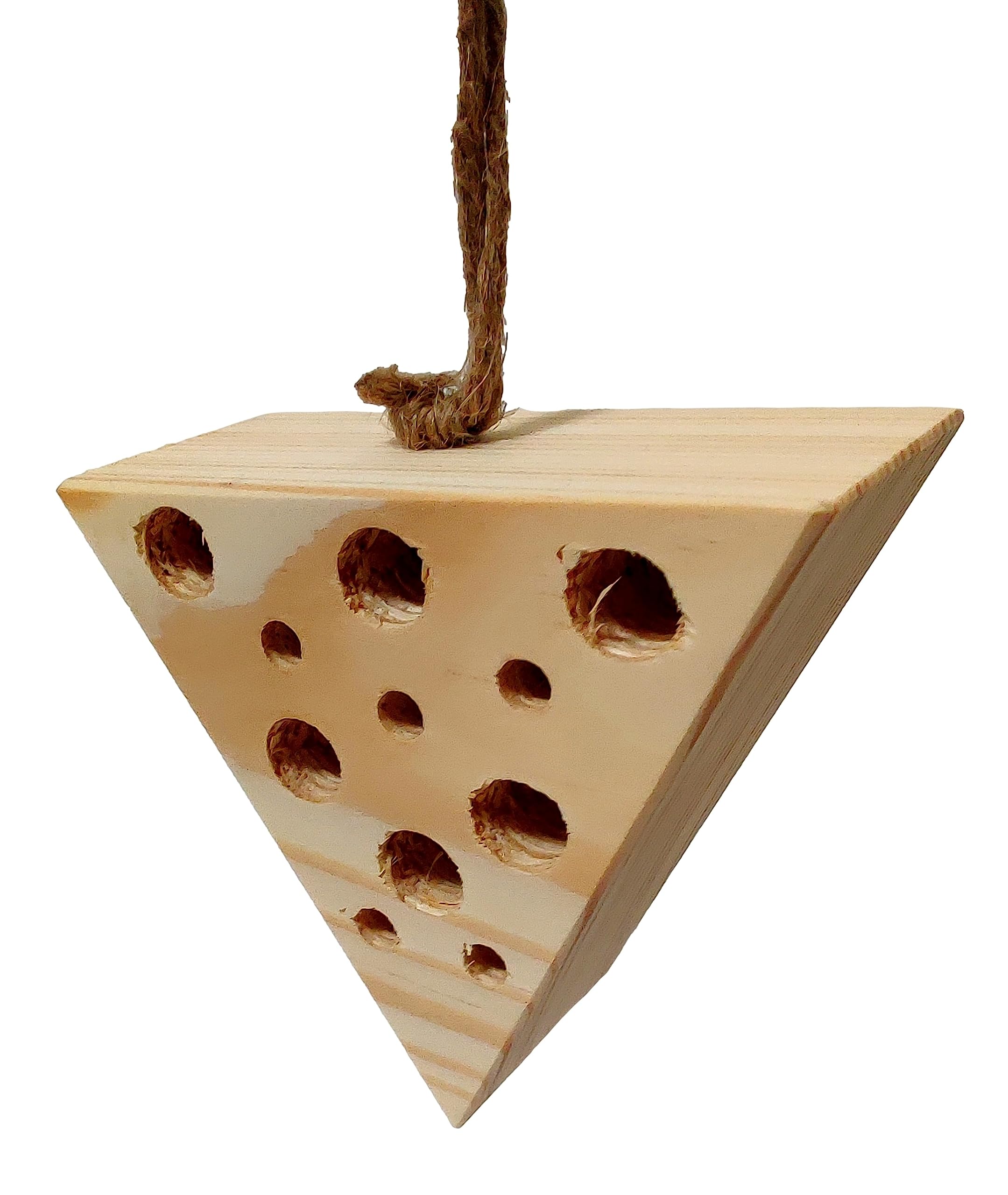 Wooden World - Hôtel pour Insectes – Abris écologique Naturel en Bois pour Insectes - Triangle inversé