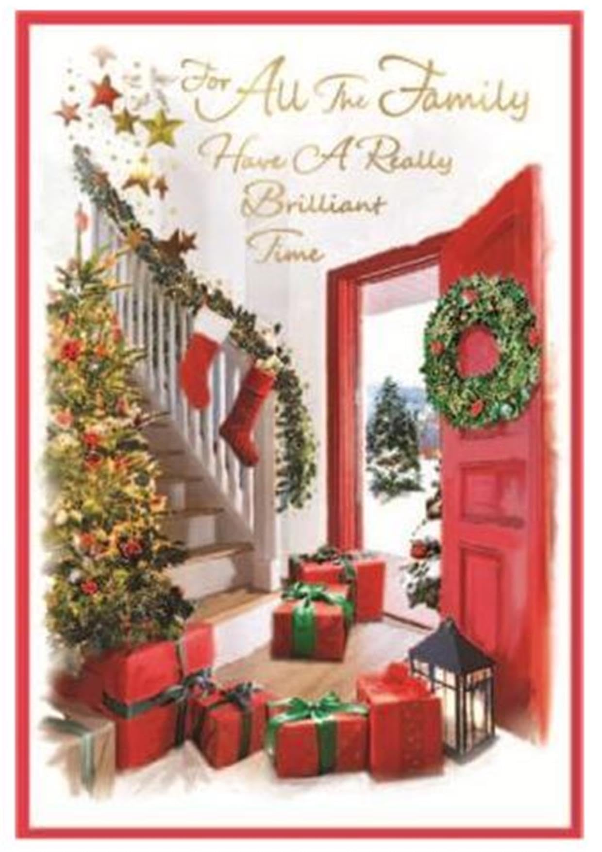 To All The Family Christmas Card - Front Door - Highworth Emporium - View #8