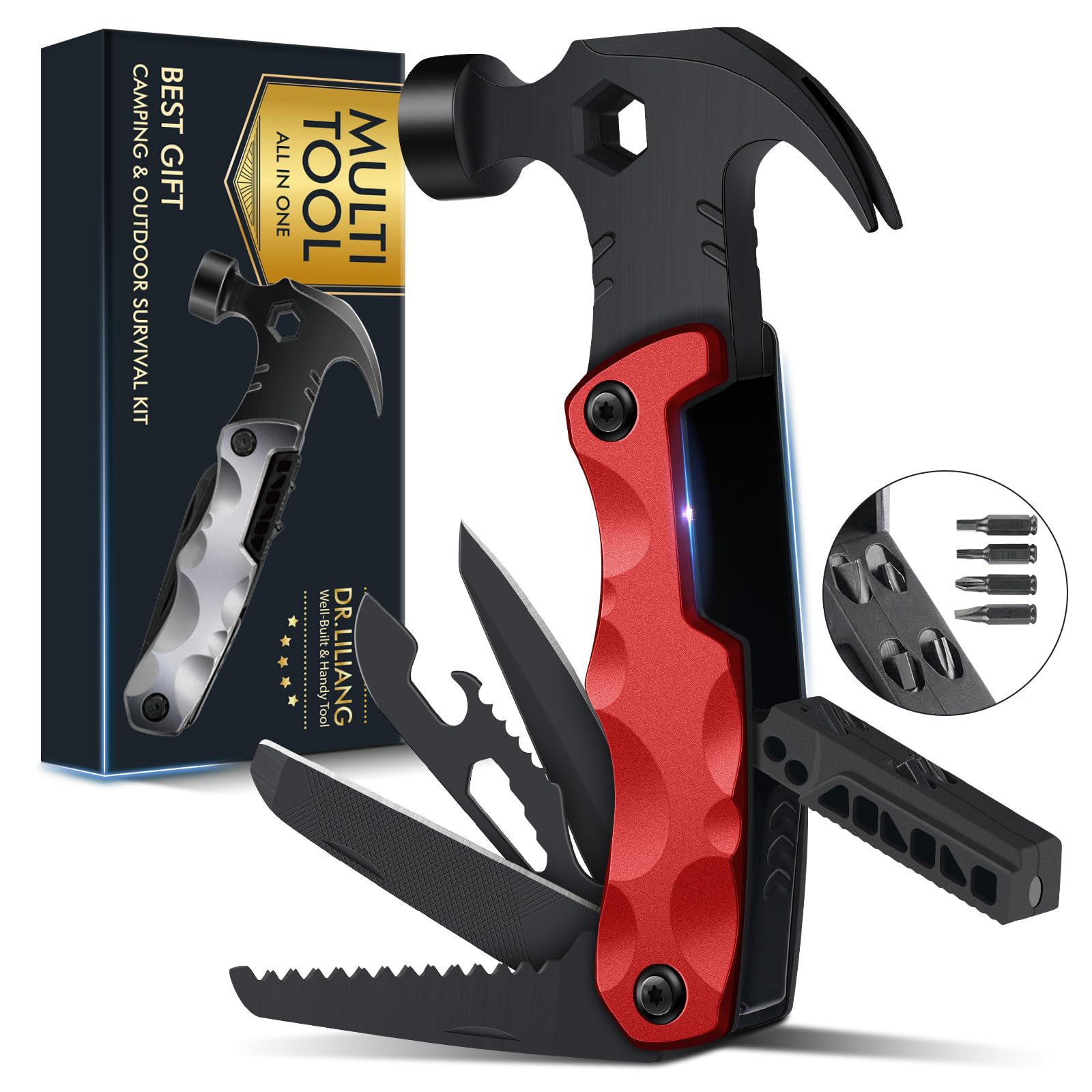 Regalos para hombres, relleno de calcetines de Navidad para él, martillo