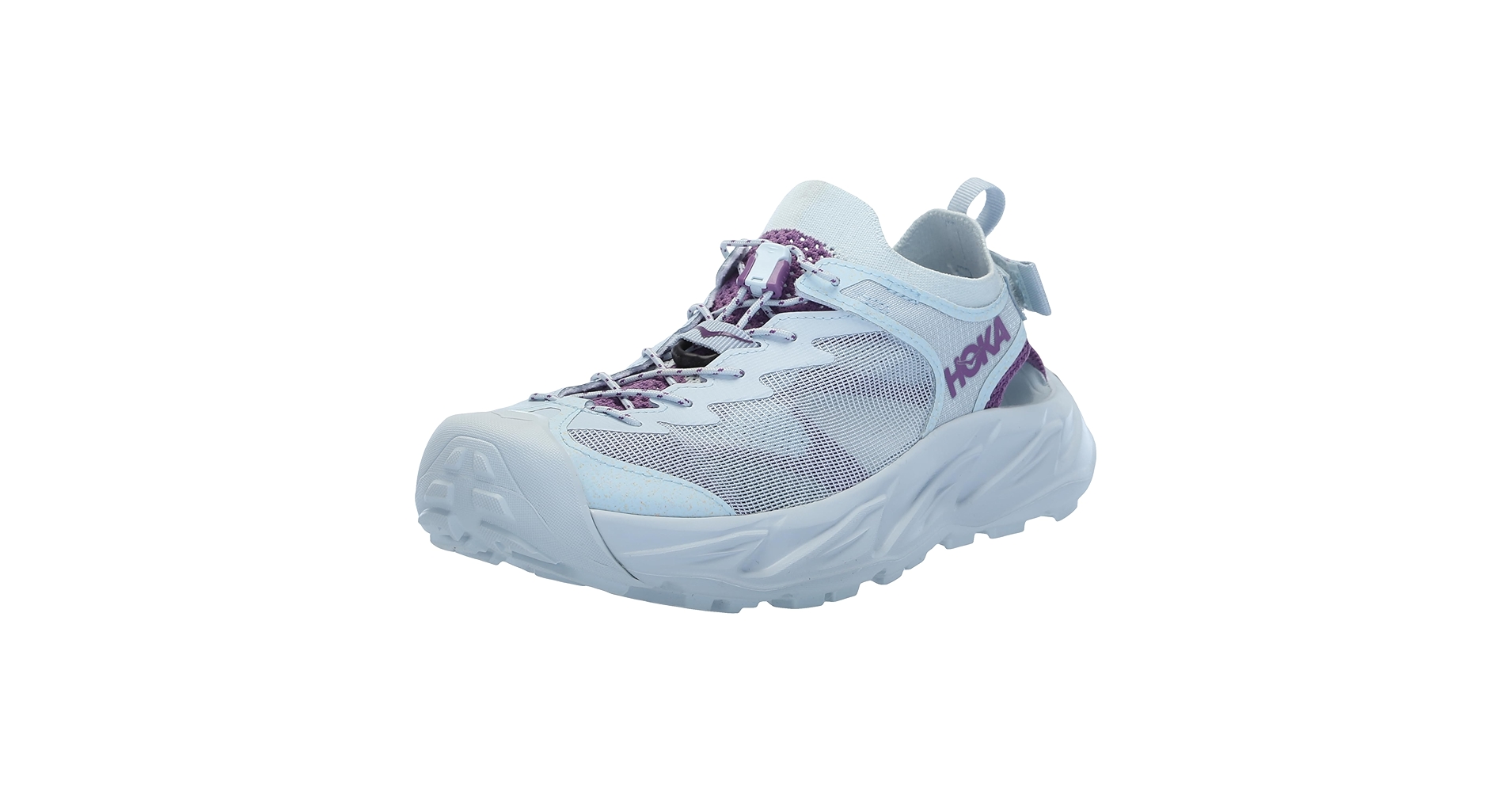 Amazon.com | Hoka Women's Hopara 2 Sandals, Alabaster/Snow