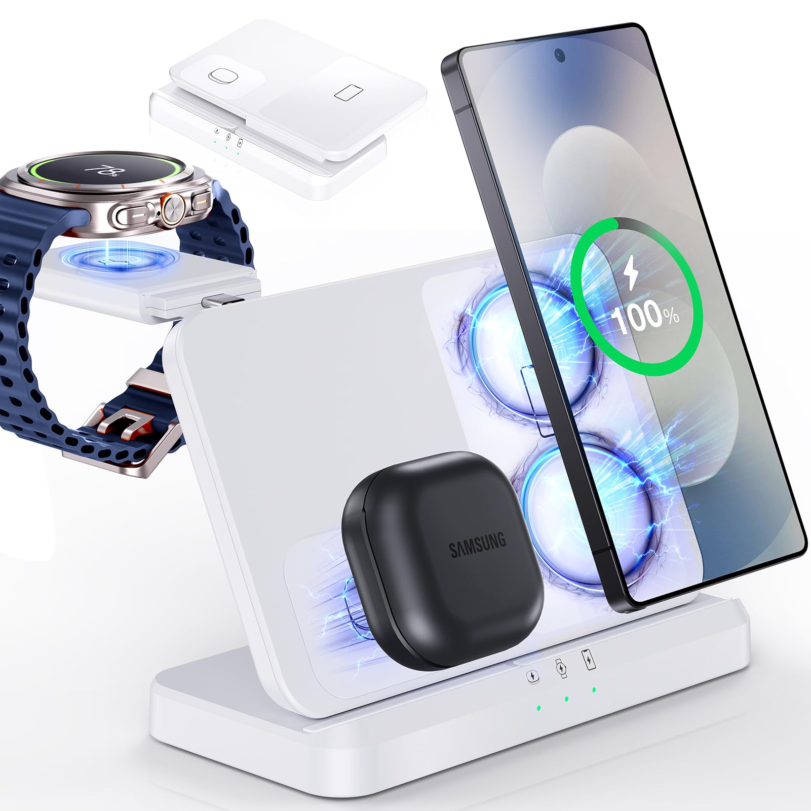 BTSソウルコンfinal　ブランケット、Samsung ワイヤレスチャージャー Amazon.com: EGV Wireless Charger for Samsung – 3 in 1 Wireless