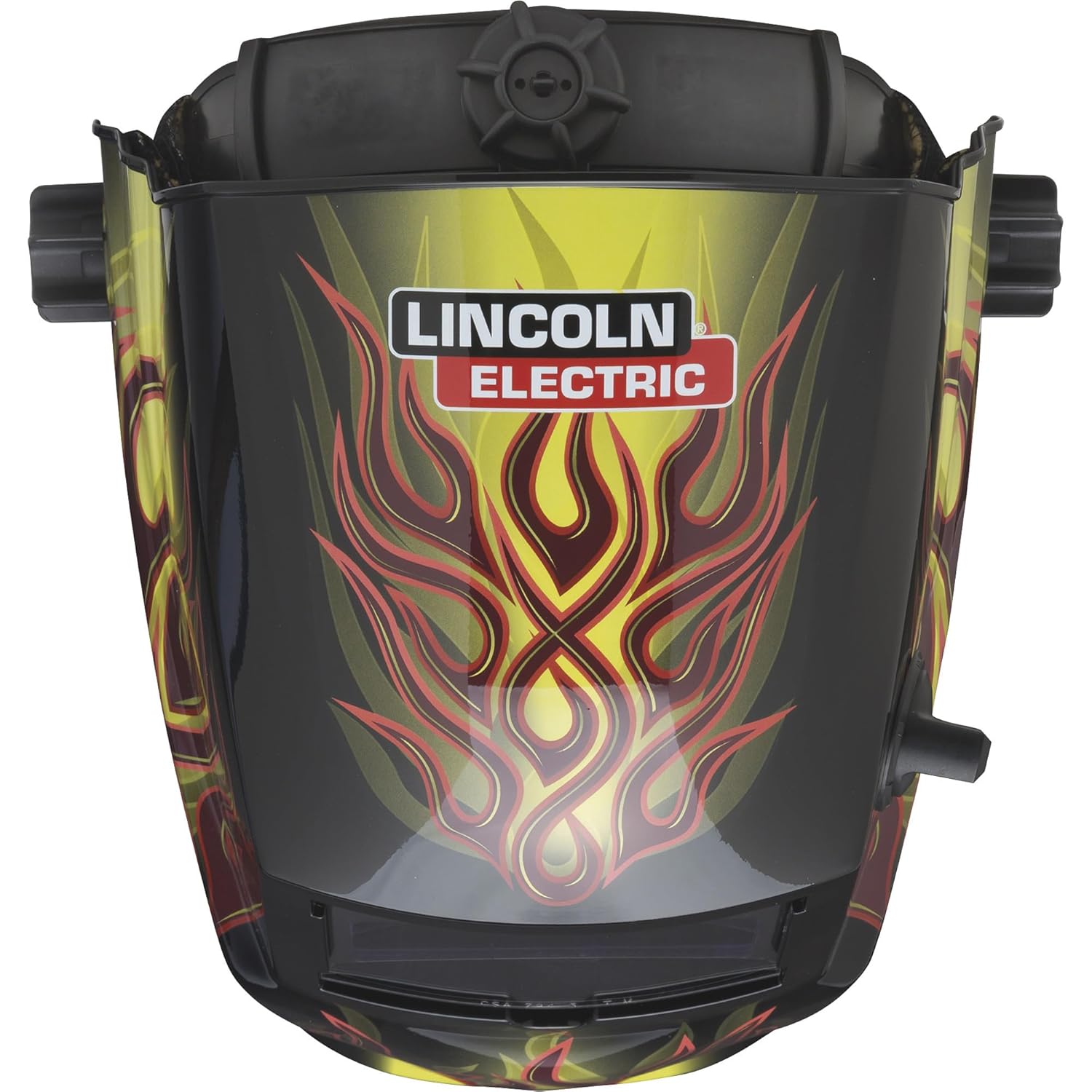 Lincoln Electric Welding Helmet, Brown, Ratchet, Plastic