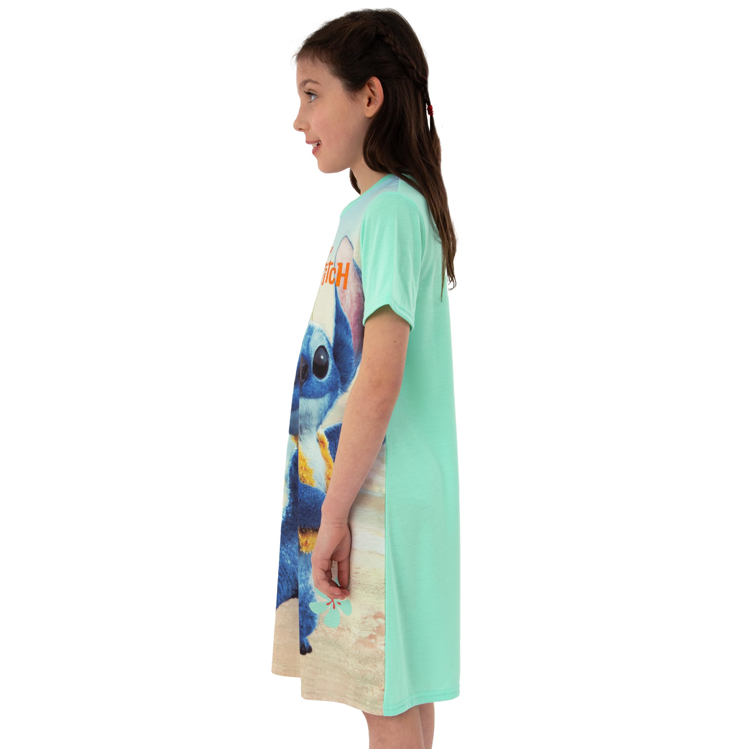 Disney Chemise De Nuit Fille Stitch, Chemises De Nuit Fille Manche Courte, Pyjama Lilo Et Stitch
